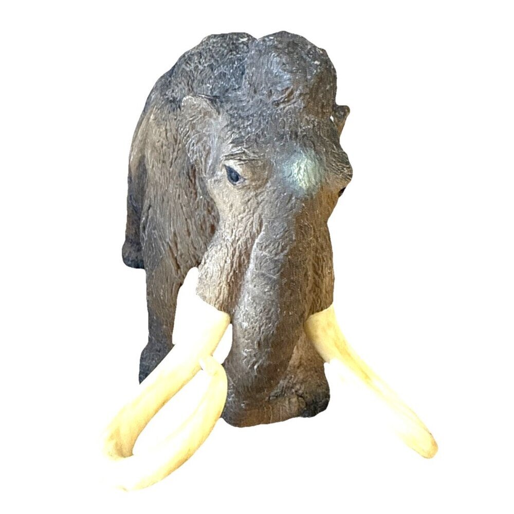 Papo Wooly Mammoth Mastadon PVC Figure 5” Tall 2008 Ice Age Animal